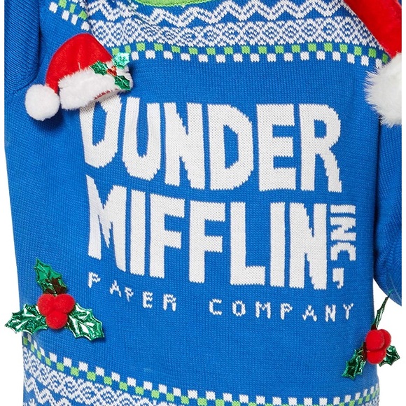 Dunder Mifflin Ugly Christmas Sweater Unisex - Picture 2 of 3